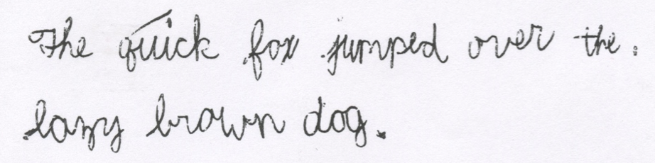 handwritten text on white paper